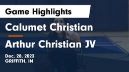 Calumet Christian  vs Arthur Christian JV Game Highlights - Dec. 28, 2023