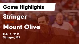 Stringer  vs Mount Olive Game Highlights - Feb. 5, 2019