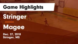 Stringer  vs Magee Game Highlights - Dec. 27, 2018
