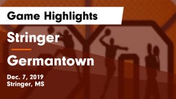 Stringer  vs Germantown  Game Highlights - Dec. 7, 2019