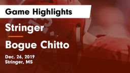 Stringer  vs Bogue Chitto  Game Highlights - Dec. 26, 2019
