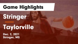Stringer  vs Taylorville  Game Highlights - Dec. 2, 2021