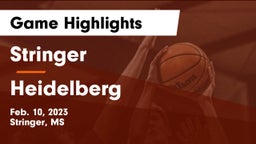 Stringer  vs Heidelberg  Game Highlights - Feb. 10, 2023