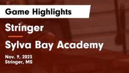 Stringer  vs Sylva Bay Academy  Game Highlights - Nov. 9, 2023