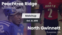 Matchup: Peachtree Ridge vs. North Gwinnett  2016
