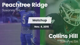 Matchup: Peachtree Ridge vs. Collins Hill  2016