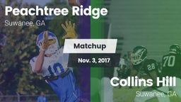 Matchup: Peachtree Ridge vs. Collins Hill  2017