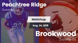 Matchup: Peachtree Ridge vs. Brookwood  2018