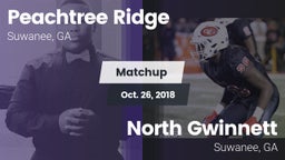 Matchup: Peachtree Ridge vs. North Gwinnett  2018
