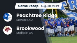 Recap: Peachtree Ridge  vs. Brookwood  2019