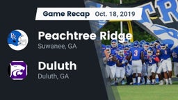 Recap: Peachtree Ridge  vs. Duluth  2019