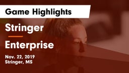 Stringer  vs Enterprise  Game Highlights - Nov. 22, 2019