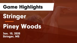Stringer  vs Piney Woods Game Highlights - Jan. 10, 2020