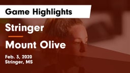 Stringer  vs Mount Olive Game Highlights - Feb. 3, 2020