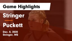 Stringer  vs Puckett  Game Highlights - Dec. 8, 2020