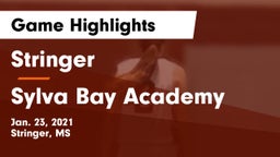 Stringer  vs Sylva Bay Academy  Game Highlights - Jan. 23, 2021
