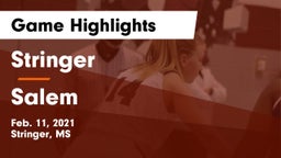 Stringer  vs Salem  Game Highlights - Feb. 11, 2021