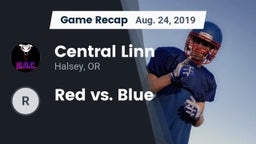 Recap: Central Linn  vs. Red vs. Blue 2019