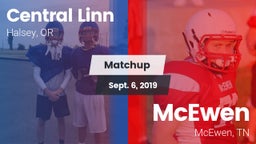 Matchup: Central Linn vs. McEwen  2019