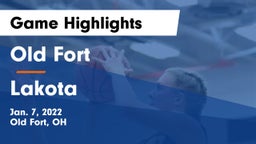 Old Fort  vs Lakota Game Highlights - Jan. 7, 2022