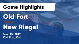 Old Fort  vs New Riegel  Game Highlights - Jan. 13, 2022