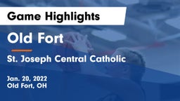 Old Fort  vs St. Joseph Central Catholic  Game Highlights - Jan. 20, 2022