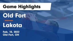 Old Fort  vs Lakota Game Highlights - Feb. 10, 2022