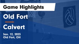 Old Fort  vs Calvert  Game Highlights - Jan. 12, 2023