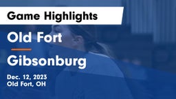 Old Fort  vs Gibsonburg  Game Highlights - Dec. 12, 2023