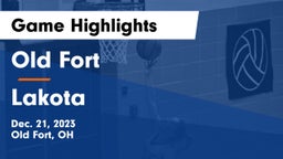 Old Fort  vs Lakota Game Highlights - Dec. 21, 2023