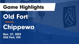 Old Fort  vs Chippewa  Game Highlights - Dec. 27, 2023