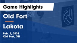 Old Fort  vs Lakota Game Highlights - Feb. 8, 2024