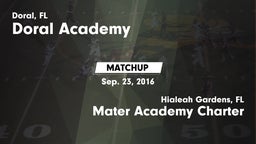 Matchup: Doral Academy vs. Mater Academy Charter  2016