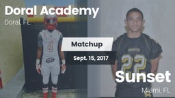 Matchup: Doral Academy vs. Sunset  2017