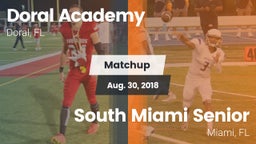 Matchup: Doral Academy vs. South Miami Senior  2018