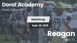 Matchup: Doral Academy vs. Reagan  2018