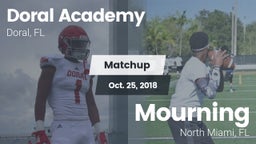 Matchup: Doral Academy vs. Mourning  2018