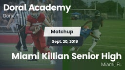 Matchup: Doral Academy vs. Miami Killian Senior High 2019