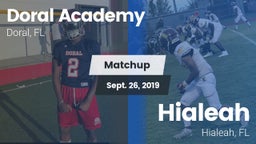 Matchup: Doral Academy vs. Hialeah  2019