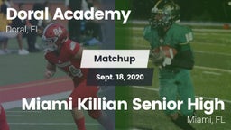 Matchup: Doral Academy vs. Miami Killian Senior High 2020