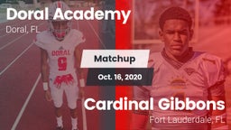 Matchup: Doral Academy vs. Cardinal Gibbons  2020