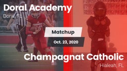 Matchup: Doral Academy vs. Champagnat Catholic  2020