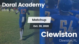 Matchup: Doral Academy vs. Clewiston  2020