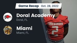 Recap: Doral Academy  vs. Miami  2022