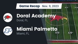 Recap: Doral Academy  vs. Miami Palmetto  2023