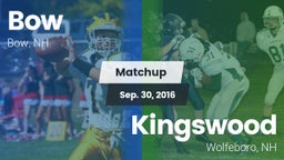 Matchup: Bow vs. Kingswood  2016