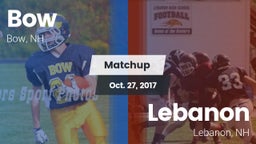 Matchup: Bow vs. Lebanon  2017