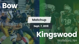 Matchup: Bow vs. Kingswood  2018