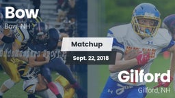 Matchup: Bow vs. Gilford  2018