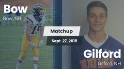 Matchup: Bow vs. Gilford  2019